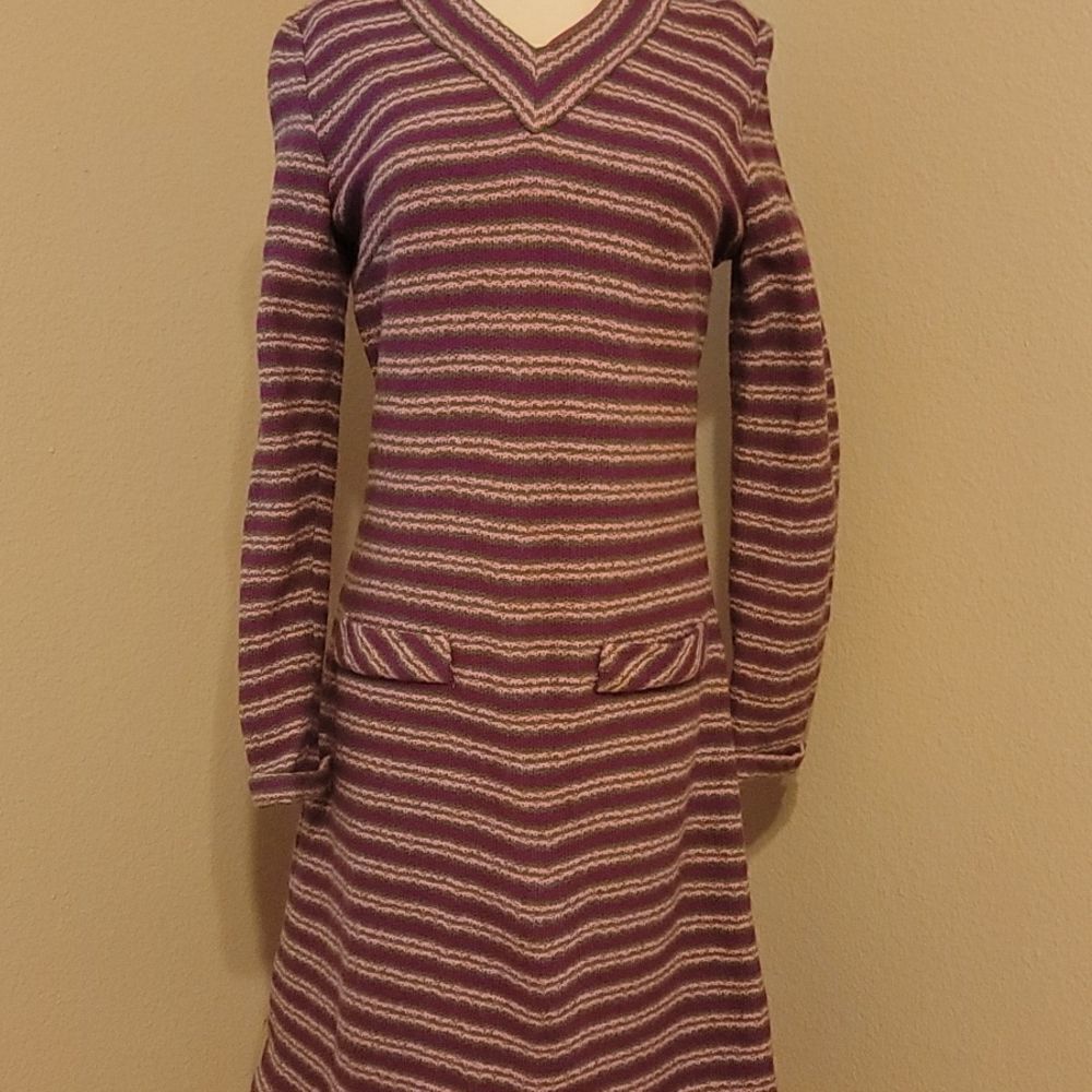 Mcmullen stripped vintage dress size 14‎